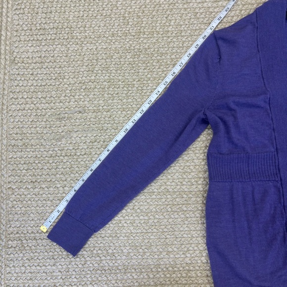 Talbots Merino Wool Cardigan | Size MP Petite | Purple - Picture 8 of 8